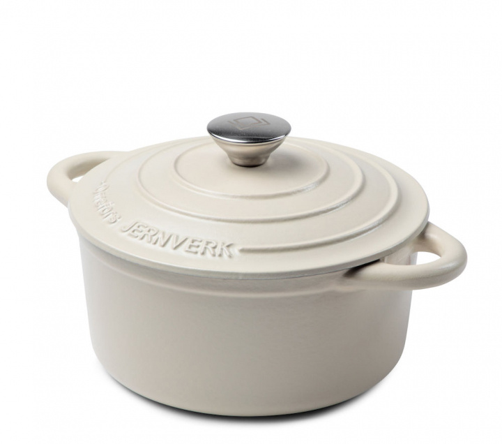 Orrefors Jernverk Gjutjärnsgryta 2,8L, Off white in the group HOME, HOUSEHOLD & GARDEN / Kitchen utensils / Pots & Pans at TP E-commerce Nordic AB (38-96502)