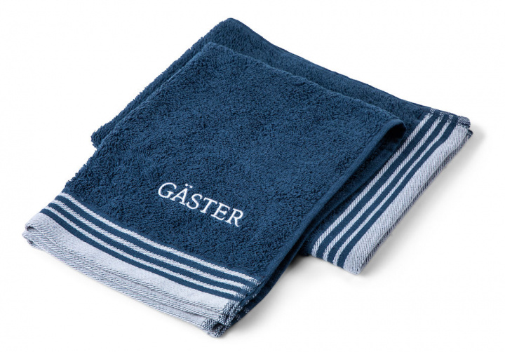 Lord Nelson Victory Handduk Gäster 2-pack, Marin in the group HOME, HOUSEHOLD & GARDEN / Bathroom / Towels at TP E-commerce Nordic AB (38-96540-MA)