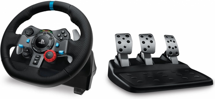 Logitech G29 Driving Force Racing Wheel (PC/PS3/PS4) in the group COMPUTERS & PERIPHERALS / GAMING / Gaming accessories at TP E-commerce Nordic AB (38-96589)