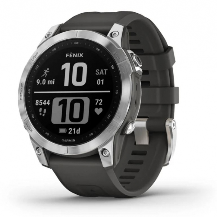 Garmin Fenix 7 47mm GPS, Grafit in the group Sport, leisure & Hobby / Smartwatch & Activity trackers / Smartwatches at TP E-commerce Nordic AB (38-96769)