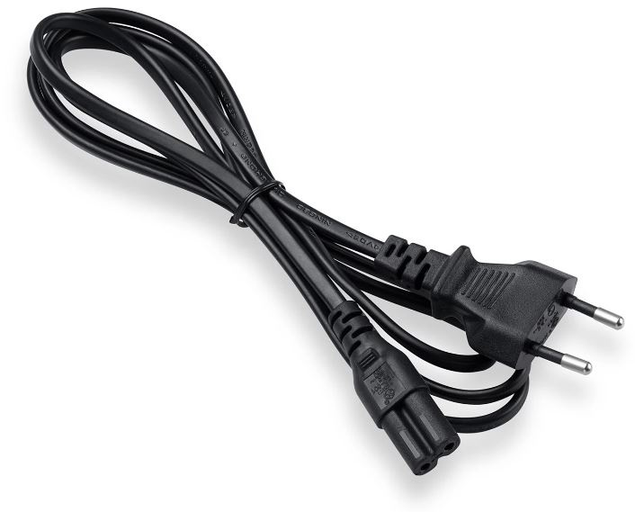 ON Power cable 2-pin, 1.5 meter, Black in the group COMPUTERS & PERIPHERALS / Computer cables / Device kable at TP E-commerce Nordic AB (38-96842)