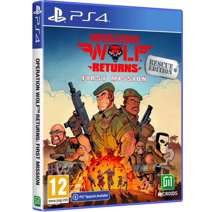 Operation Wolf Returns: First Mission - Rescue Edition (PS4) in the group HOME ELECTRONICS / Game consoles & Accessories / Sony PlayStation 4 at TP E-commerce Nordic AB (38-96959)