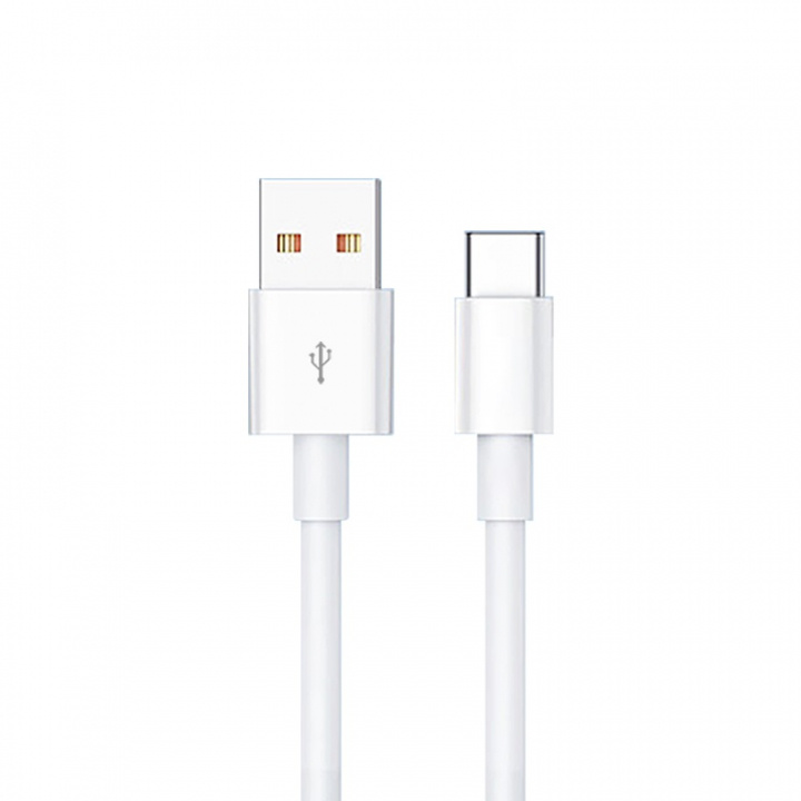 EGA USB till USB-C-kabel 1 m, Vit in the group SMARTPHONE & TABLETS / Chargers & Cables / Cables / Cables Type C at TP E-commerce Nordic AB (38-96973)