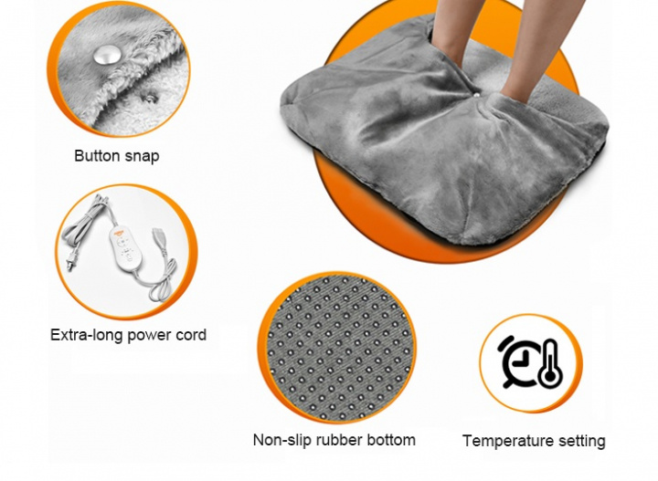 Foot warmer with 6 temperature settings in the group BEAUTY & HEALTH / Massage & Wellness / Electric blankets at TP E-commerce Nordic AB (38-96975)