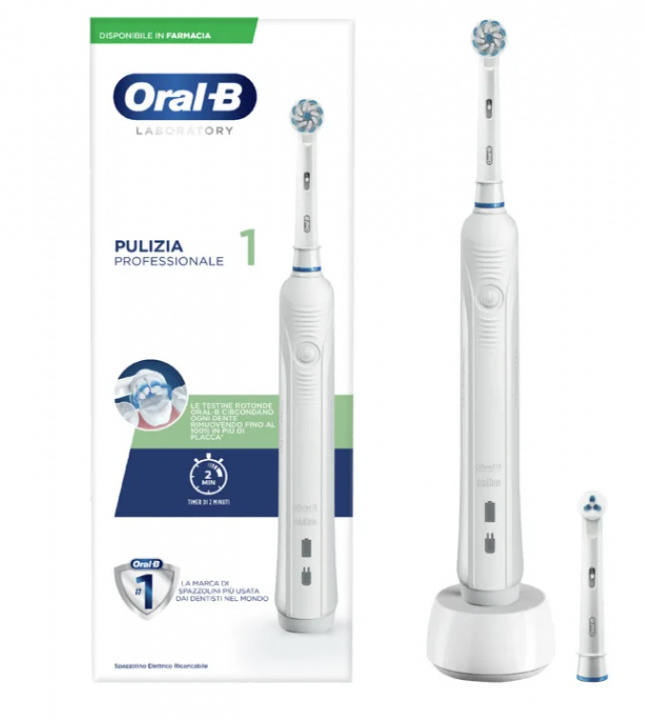 Oral-B Professional Laboratory Clean 1 in the group BEAUTY & HEALTH / Oral care / Electric toothbrushes at TP E-commerce Nordic AB (38-96994)