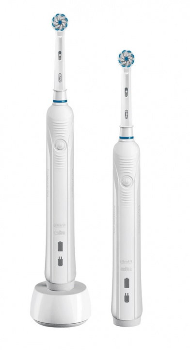 Oral-B Pro1 290 Duo Sensi White in the group BEAUTY & HEALTH / Oral care / Electric toothbrushes at TP E-commerce Nordic AB (38-96999)