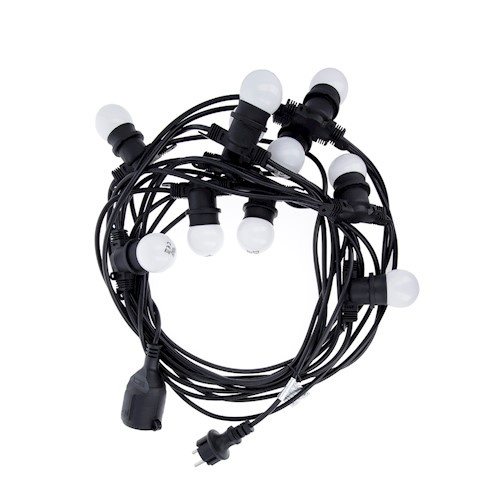 Forever Light Light string 12m + 10 bulbs G45 2W IP65, White/Pink/Blue in the group HOME ELECTRONICS / Lighting / LED strips at TP E-commerce Nordic AB (38-97008)