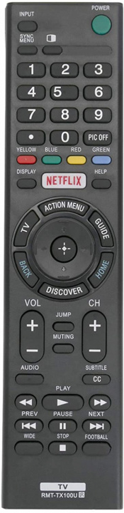 Universal Remote Control for SONY Smart TV RMT-TX100U in the group HOME ELECTRONICS / Audio & Picture / TV & Accessories / Remote controls at TP E-commerce Nordic AB (38-97009)