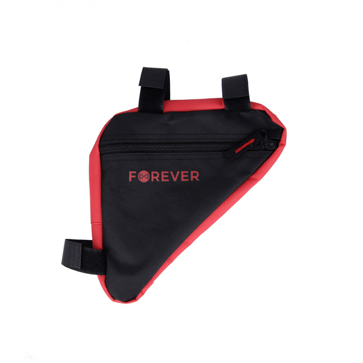 Forever Outdoor Bicycle bag for bicycle frame, Black/Red in the group Sport, leisure & Hobby / Sports equipment / Bicycle accessories / Other bike accessories at TP E-commerce Nordic AB (38-97108)