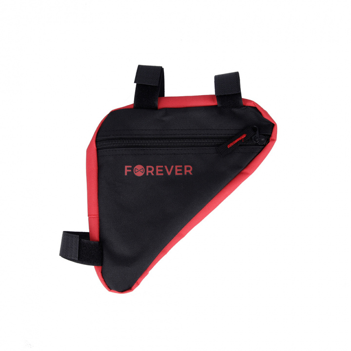Forever Outdoor Bike bag for bicycle frame, Black/Red in the group Sport, leisure & Hobby / Sports equipment / Bicycle accessories / Other bike accessories at TP E-commerce Nordic AB (38-97108)