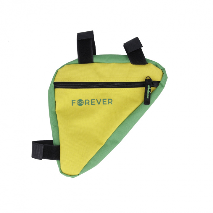 Forever Outdoor Bicycle bag for bicycle frame, Yellow/Green in the group Sport, leisure & Hobby / Sports equipment / Bicycle accessories / Other bike accessories at TP E-commerce Nordic AB (38-97109)