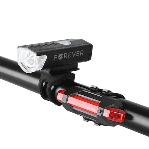 Forever Outdoor Cykelljusset Fram/Bakljus BLG-100 in the group Sport, leisure & Hobby / Sports equipment / Bicycle accessories / Bicycle lighting at TP E-commerce Nordic AB (38-97113)