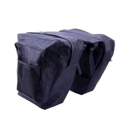 Forever Outdoor Double bike bag for luggage rack, Black in the group Sport, leisure & Hobby / Sports equipment / Bicycle accessories / Other bike accessories at TP E-commerce Nordic AB (38-97120)