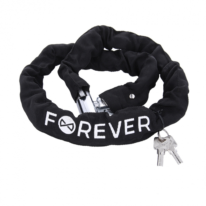 Forever Outdoor Bicycle chain lock with keys CHL-110 in the group Sport, leisure & Hobby / Sports equipment / Bicycle accessories / Other bike accessories at TP E-commerce Nordic AB (38-97125)