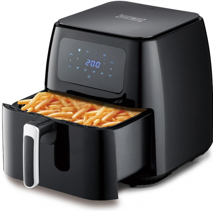 Royalty Line LED Digital Airfryer 6.5 liter, 1700W, Svart in the group HOME, HOUSEHOLD & GARDEN / Household appliances / Airfryers & Fryers at TP E-commerce Nordic AB (38-97249)
