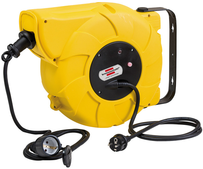 Brennenstuhl Automatisk Kabelvinda, IP44 16+2m in the group HOME, HOUSEHOLD & GARDEN / Electricity & Lighting / Extension Cord Reels at TP E-commerce Nordic AB (38-97311)