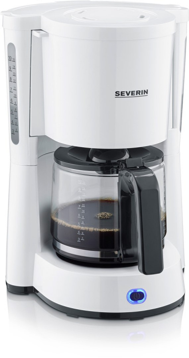 Severin KA4816 Kaffebryggare, Vit in the group HOME, HOUSEHOLD & GARDEN / Household appliances / Coffee makers and accessories / Drip coffee makers at TP E-commerce Nordic AB (38-97342)