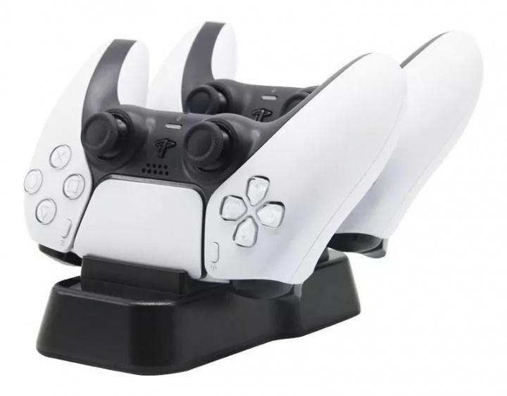 Double charging station for Playstation 5 controllers in the group HOME ELECTRONICS / Game consoles & Accessories / Sony PlayStation 5 / Accessories at TP E-commerce Nordic AB (38-97425)