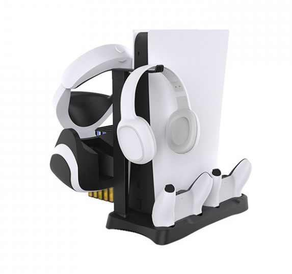 Charging station for Playstation 5, 5-in-1 in the group HOME ELECTRONICS / Game consoles & Accessories / Sony PlayStation 5 / Accessories at TP E-commerce Nordic AB (38-97433)