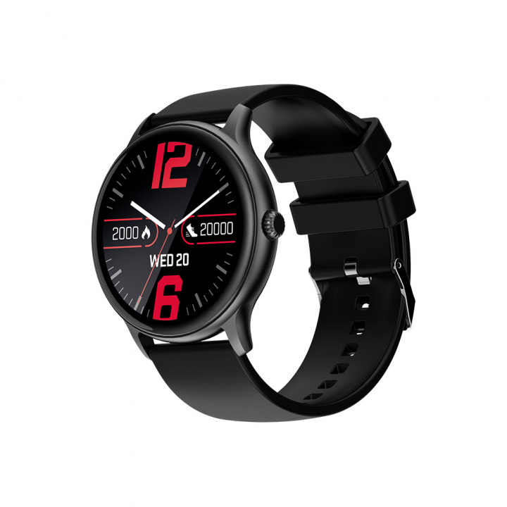 Maxlife Smartwatch MXSW-100, Mattsvart in the group Sport, leisure & Hobby / Smartwatch & Activity trackers / Smartwatches at TP E-commerce Nordic AB (38-97450)