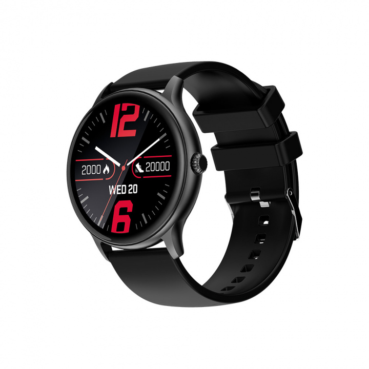 Maxlife Smartwatch MXSW-100, Matte Black in the group Sport, leisure & Hobby / Smartwatch & Activity trackers / Smartwatches at TP E-commerce Nordic AB (38-97450)