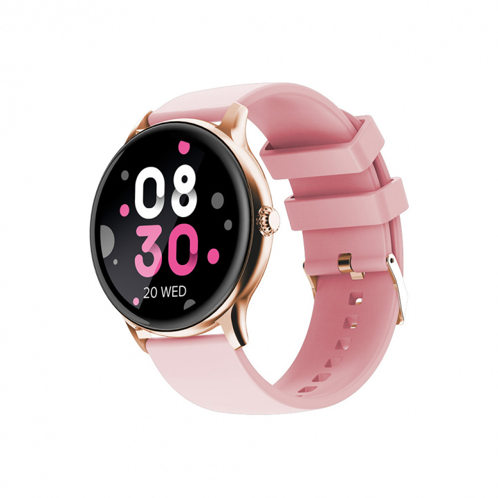 Maxlife Smartwatch MXSW-100, Roséguld in the group Sport, leisure & Hobby / Smartwatch & Activity trackers / Smartwatches at TP E-commerce Nordic AB (38-97451)