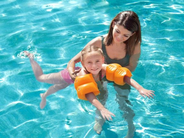 Bestway Arm Puffs Arm Rings, Comfortable, 20 x 20cm in the group TOYS, KIDS & BABY PRODUCTS / Children\'s safety / Bath security at TP E-commerce Nordic AB (38-97472)