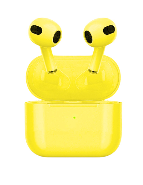 Airbuds 3 - Helt trådlösa In-Ear Hörlurar, Gul in the group HOME ELECTRONICS / Audio & Picture / Headphones & Accessories / Headphones at TP E-commerce Nordic AB (38-97492)