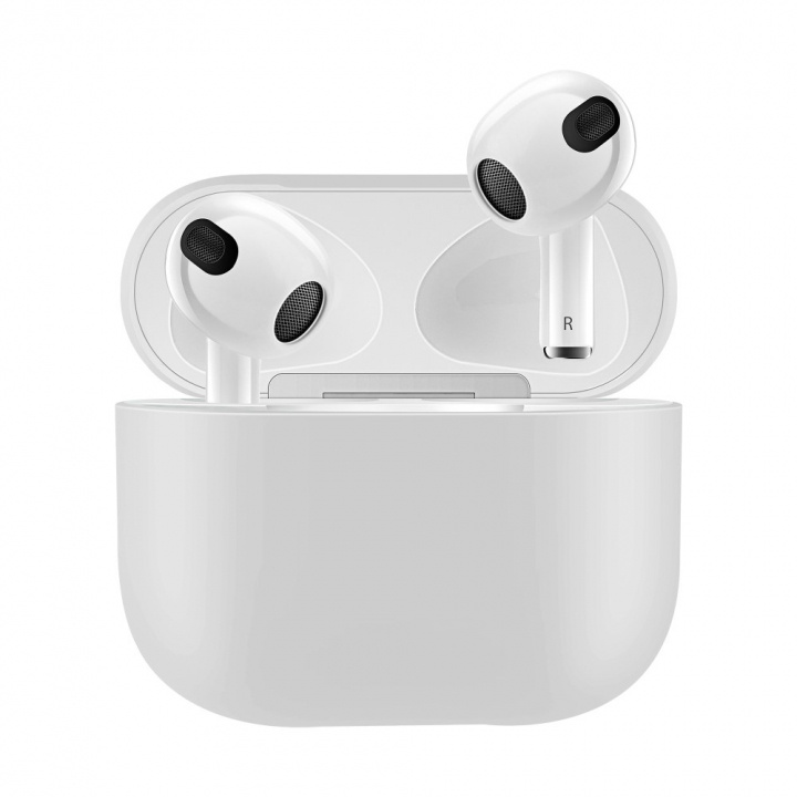 Silikonskal till Airpods 3, Vit in the group HOME ELECTRONICS / Audio & Picture / Headphones & Accessories / Accessories at TP E-commerce Nordic AB (38-97533)