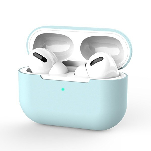 Silicone shell for Airpods Pro, Turquoise in the group HOME ELECTRONICS / Audio & Picture / Headphones & Accessories / Accessories at TP E-commerce Nordic AB (38-97540)