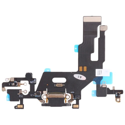 Charging connector with Flex for iPhone 11, Black in the group SMARTPHONE & TABLETS / Reservdelar at TP E-commerce Nordic AB (38-97573)