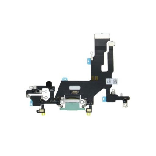 Charging Connector with Flex for iPhone 11, Green in the group SMARTPHONE & TABLETS / Reservdelar at TP E-commerce Nordic AB (38-97577)