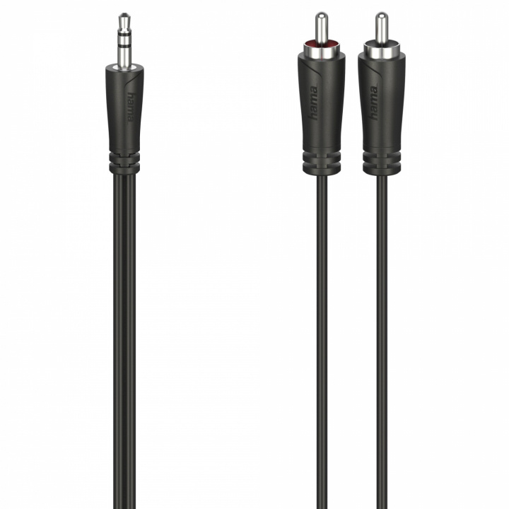 Hama 3.5mm - 2x RCA audio adapter cable, 3m in the group HOME ELECTRONICS / Cables & Adapters / RCA / Cables at TP E-commerce Nordic AB (38-97607)