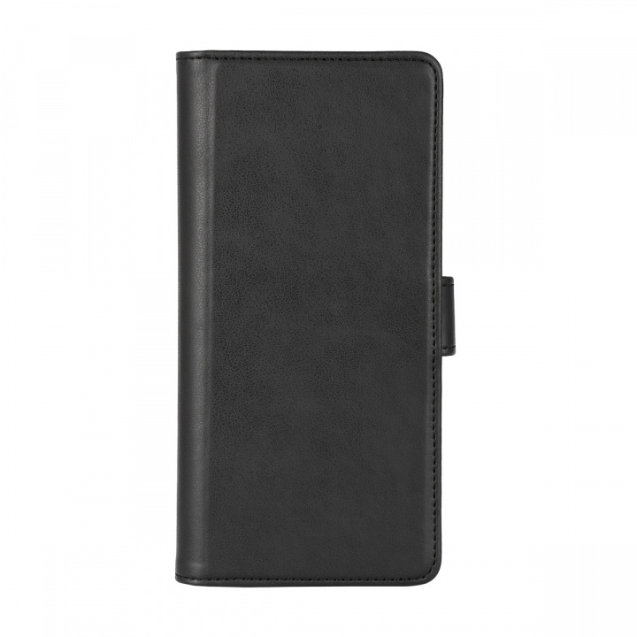 Essentials Motorola Moto G04 PU wallet, 3 cards, black in the group SMARTPHONE & TABLETS / Phone cases / Motorola at TP E-commerce Nordic AB (38-97662)