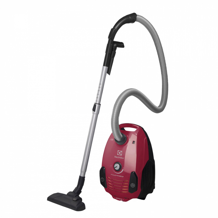 Electrolux EPF61RR PowerForce Dammsugare med påse, Röd in the group HOME, HOUSEHOLD & GARDEN / Cleaning products / Vacuum cleaners & Accessories / Vacuum cleaners at TP E-commerce Nordic AB (38-97681)