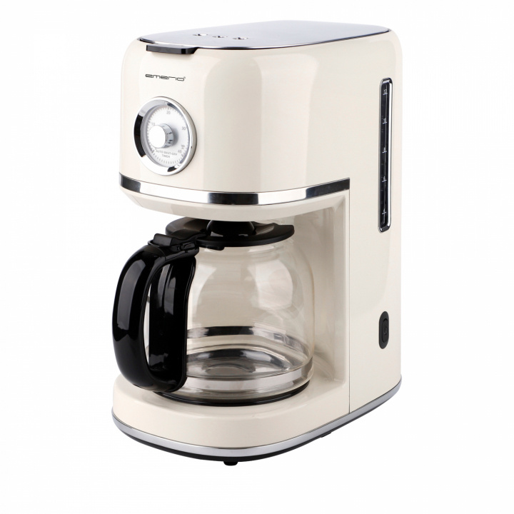 Emerio CME-133280.1 Kaffebryggare, Beige in the group HOME, HOUSEHOLD & GARDEN / Household appliances / Coffee makers and accessories / Drip coffee makers at TP E-commerce Nordic AB (38-97687)