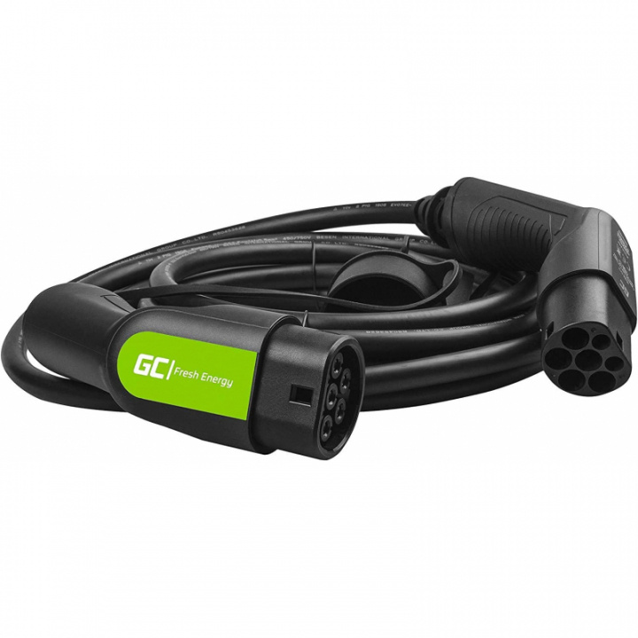 Greencell Laddkabel Elbil Ev09 Typ2 5M 7,2Kw 32A 1-Fas Svart Ip55 in the group CAR / Charging cables & Charging boxes to Electric cars at TP E-commerce Nordic AB (38-98035)