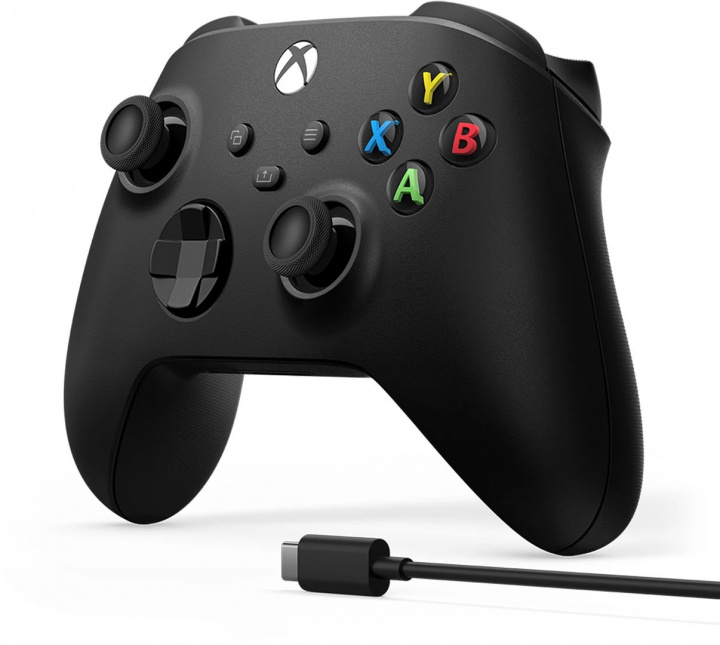 Microsoft Xbox Trådlös Handkontroll Gen 9 inklusive Kabel För Windows 10, Svart in the group HOME ELECTRONICS / Game consoles & Accessories / Xbox Series X at TP E-commerce Nordic AB (38-98086)