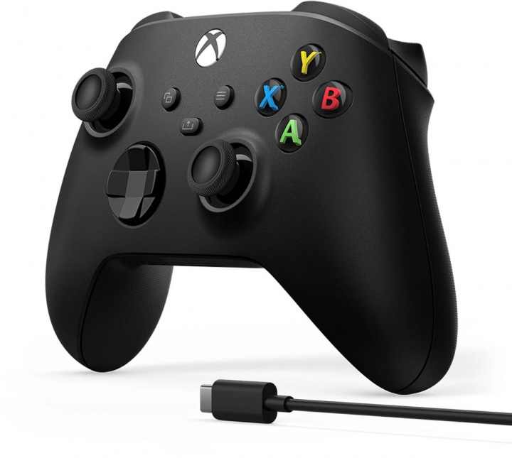 Microsoft Xbox Trådlös Handkontroll Gen 9 inklusive Kabel För Windows 10, Svart in the group HOME ELECTRONICS / Game consoles & Accessories / Xbox One / Accessories at TP E-commerce Nordic AB (38-98086)