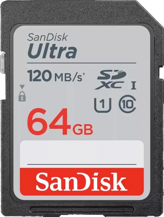 SanDisk Memory card SDXC Ultra 64GB 140MB/s in the group HOME ELECTRONICS / Storage media / Memory cards / SD/SDHC/SDXC at TP E-commerce Nordic AB (38-98106)