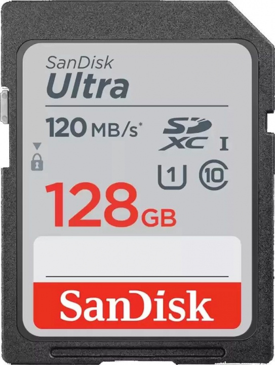 SanDisk Memory card SDXC Ultra 128Gb 120Mb/s in the group HOME ELECTRONICS / Storage media / Memory cards / SD/SDHC/SDXC at TP E-commerce Nordic AB (38-98107)