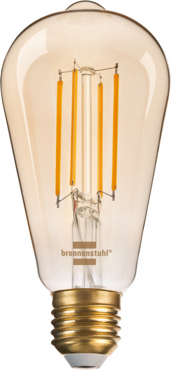 Brennenstuhl®Connect WiFi Retro LED-lampa Päron-form E27 4.9W 2200K, Varmvitt in the group HOME ELECTRONICS / Lighting / LED lamps at TP E-commerce Nordic AB (38-98235)