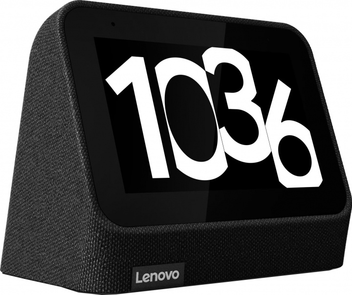 Lenovo Smart Clock 2 med Google Assistent, Svart in the group HOME, HOUSEHOLD & GARDEN / Smart home / Smart home systems at TP E-commerce Nordic AB (38-98242)