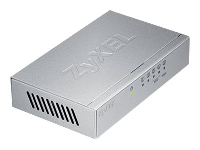 Zyxel GS-105B Switch 5-port Gigabit, Metall & Silver in the group COMPUTERS & PERIPHERALS / Network / Switches at TP E-commerce Nordic AB (38-98260)
