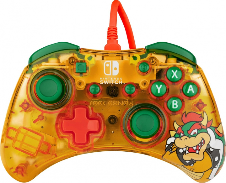 PDP Rock Candy Wired Controller - Bowser (Switch) in the group HOME ELECTRONICS / Game consoles & Accessories / Nintendo Switch / Accessories at TP E-commerce Nordic AB (38-98412)