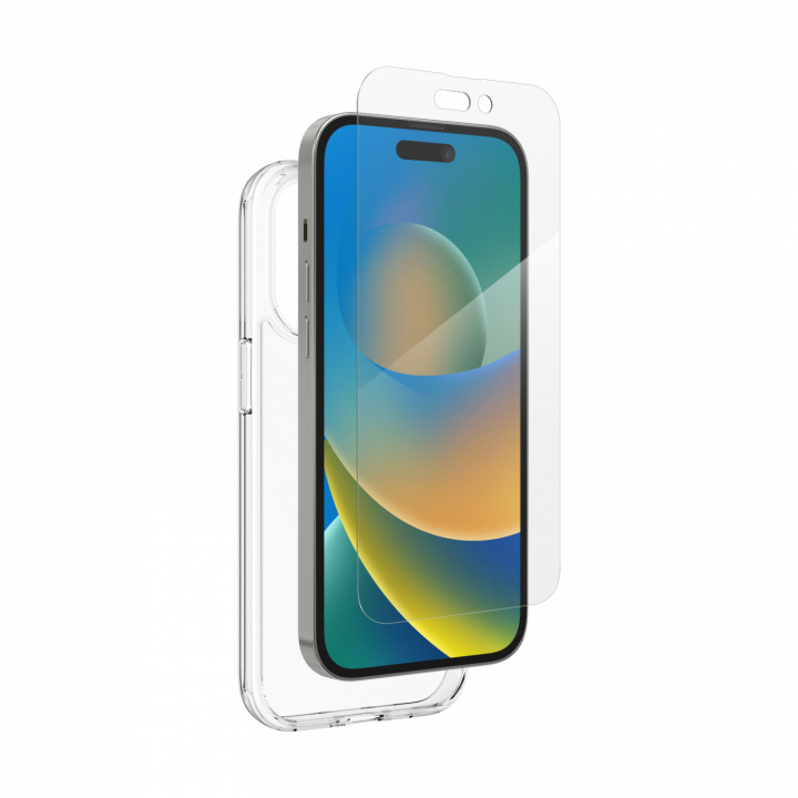ZAGG Bundle pack: Screen protector + Transparent case for iPhone 14 Pro Max in the group SMARTPHONE & TABLETS / Phone cases / Apple / iPhone 14 at TP E-commerce Nordic AB (38-98417)