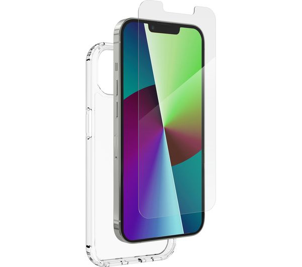 Defence Bundle pack: Transparent Mobile Case + Screen Protector for iPhone 13 in the group SMARTPHONE & TABLETS / Phone cases / Apple / iPhone 13 at TP E-commerce Nordic AB (38-98419)