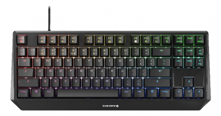 Cherry MX BOARD 1. 0 TKL Gaming Keyboard, MX Brown brytare, svart/RGB in the group COMPUTERS & PERIPHERALS / GAMING / Keyboards at TP E-commerce Nordic AB (38-98425)