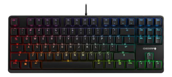 Cherry G80-3000N RGB TKL, MX Silent Red, RGB, svart in the group COMPUTERS & PERIPHERALS / GAMING / Keyboards at TP E-commerce Nordic AB (38-98426)