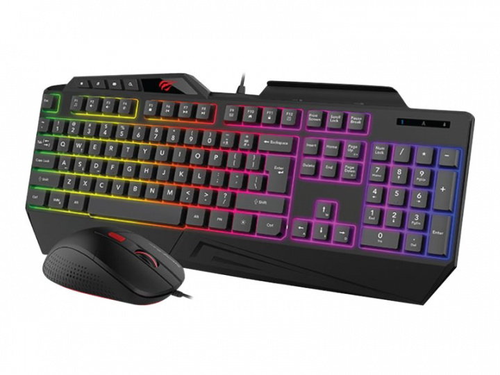 Havit Bundle med mekaniskt tangentbord, rgb-mus och löstagbart handledsstöd in the group COMPUTERS & PERIPHERALS / GAMING / Keyboards at TP E-commerce Nordic AB (38-98465)